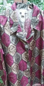 Vintage Stunt 100% Silk Button Down Shirt  szL